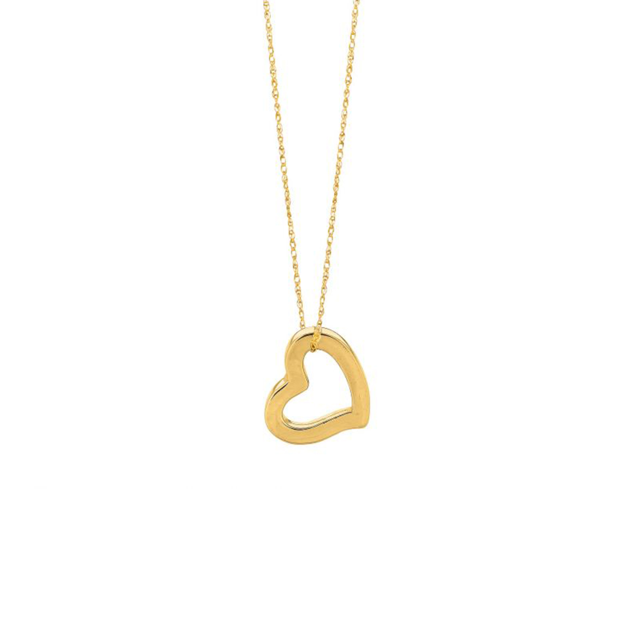 Aura By Martin Binder Open Heart Pendant Necklace