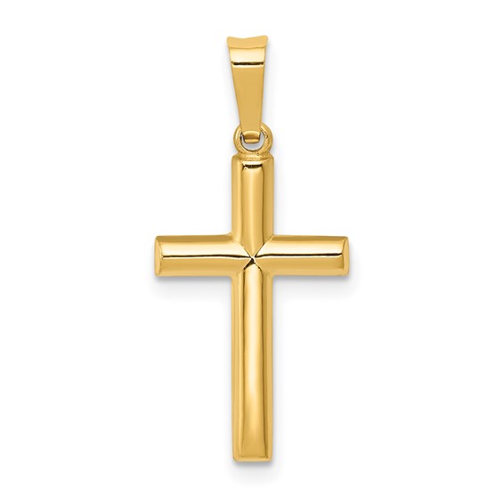 Aura By Martin Binder Gold Hollow Cross Pendant