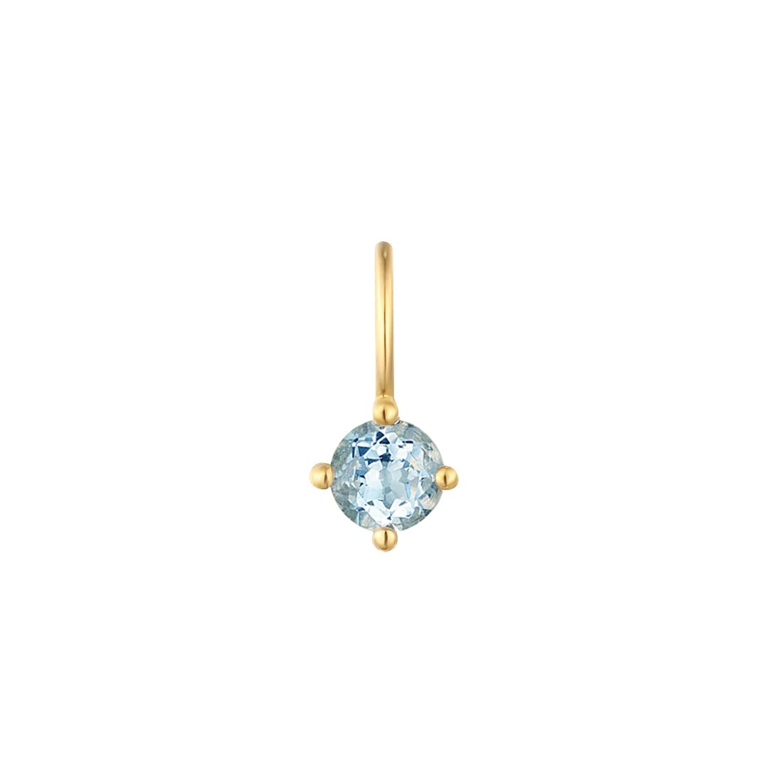 Aurelie Gi March Birthstone Necklace Charm
