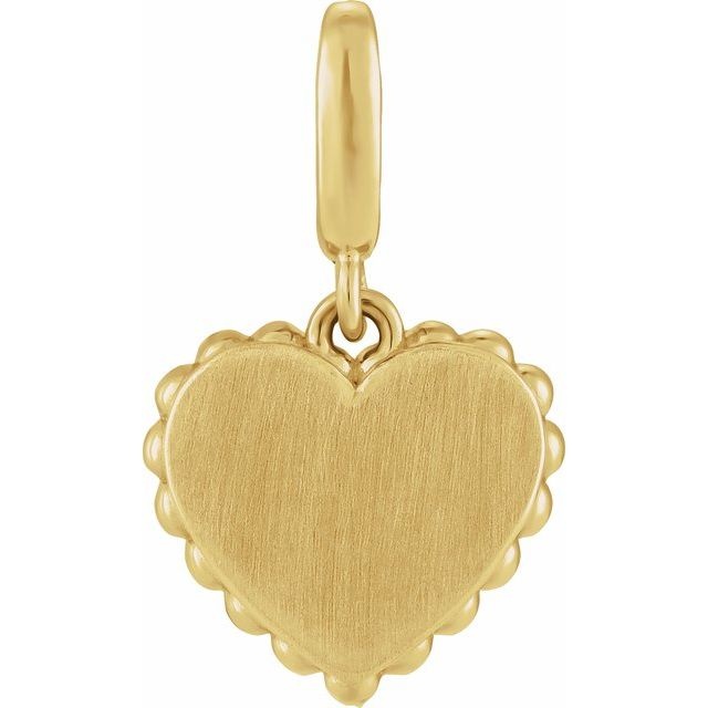 Aura by Martin Binder Engravable Heart Charm Pendant