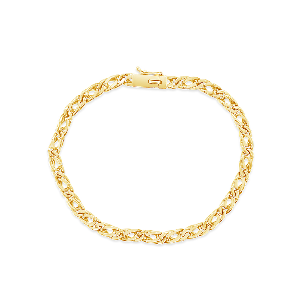 Aura By Martin Binder Gold Curb Chain Bracelet