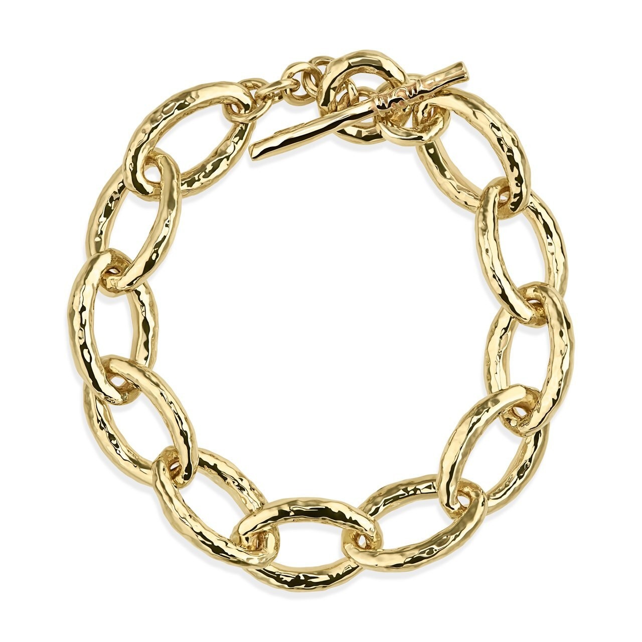 Ippolita Classico Bastille Hammered Chain Bracelet