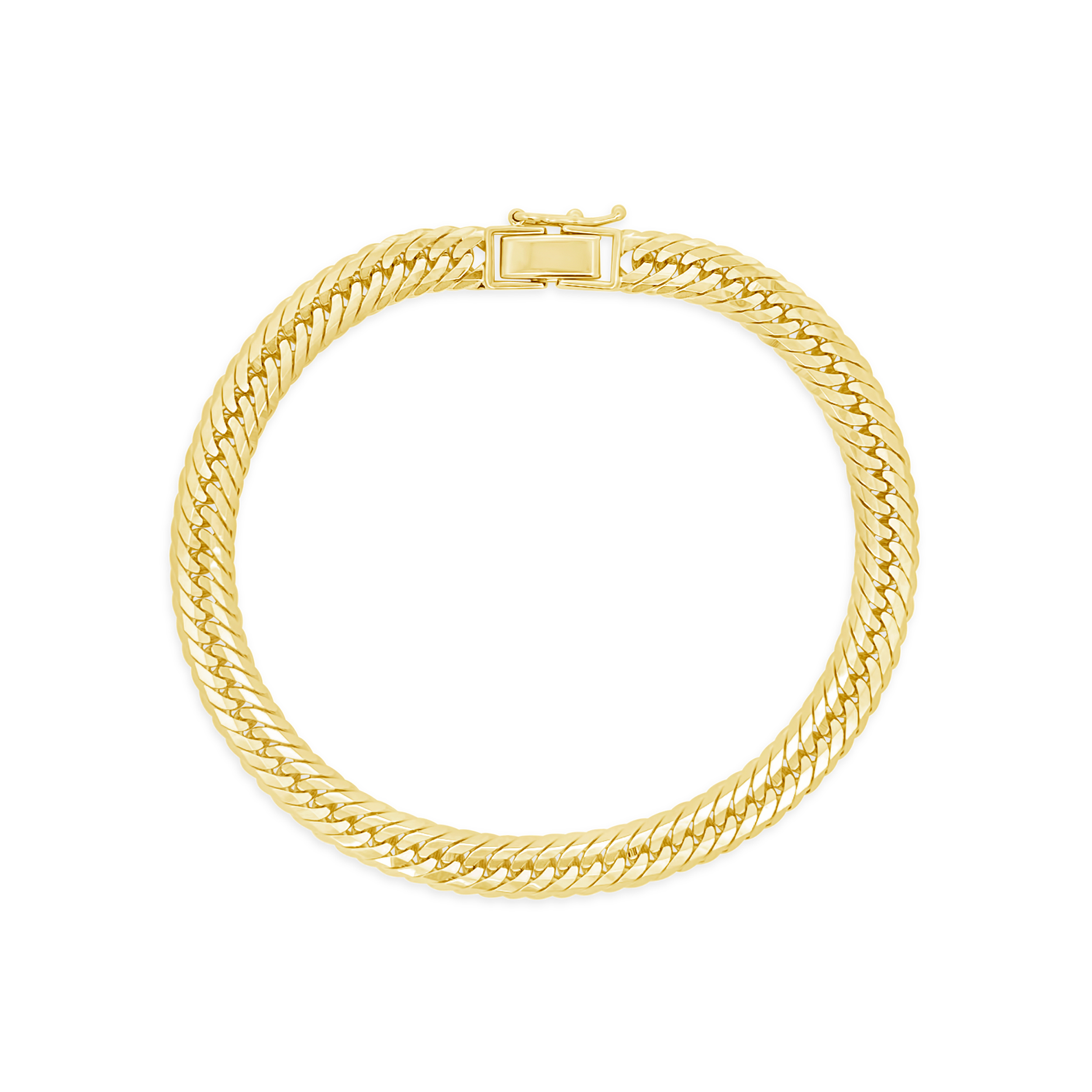 Aura By Martin Binder 6.2mm 12 Cut Link Chain Bracelet