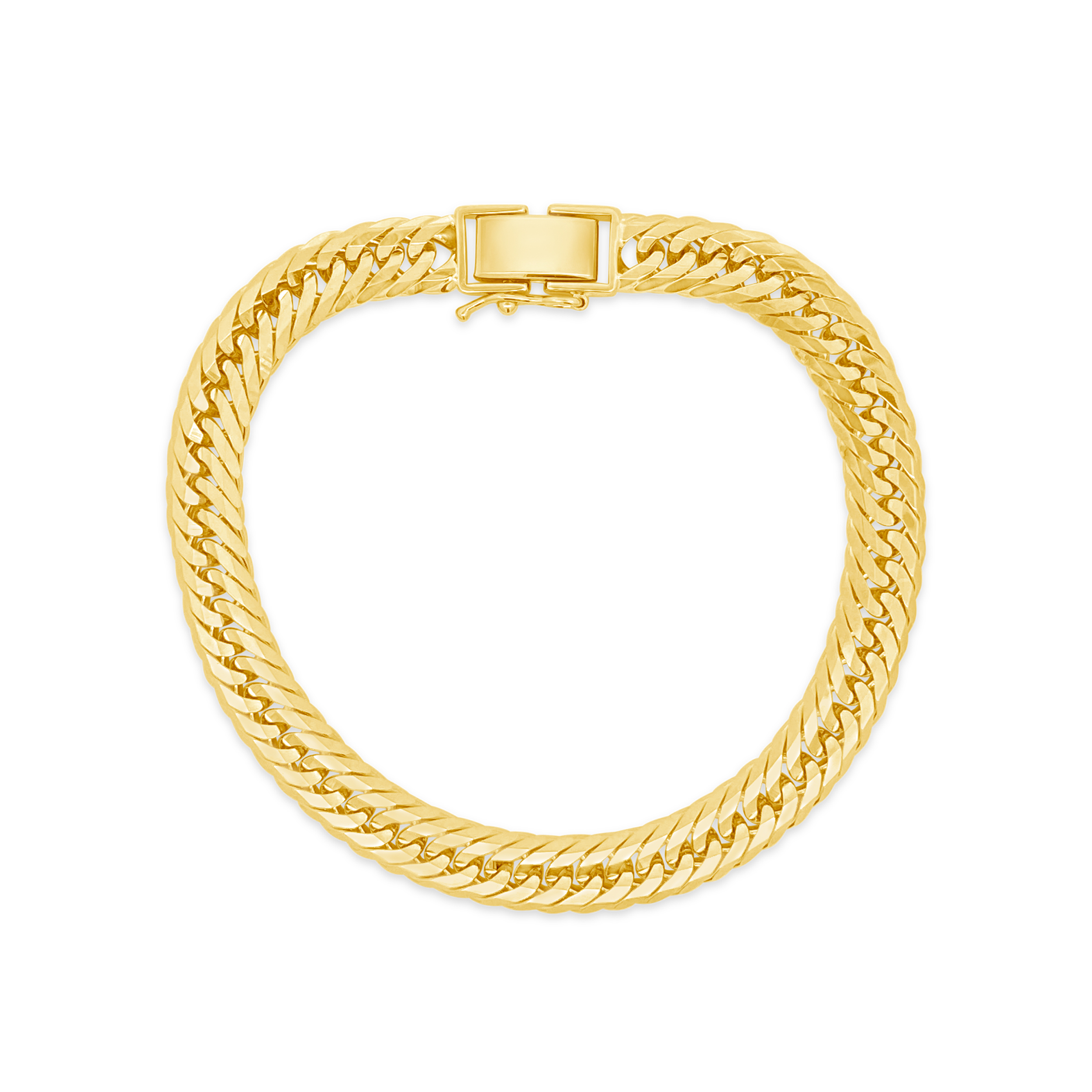 Aura By Martin Binder 7.5mm 12 Cut Link Chain Bracelet