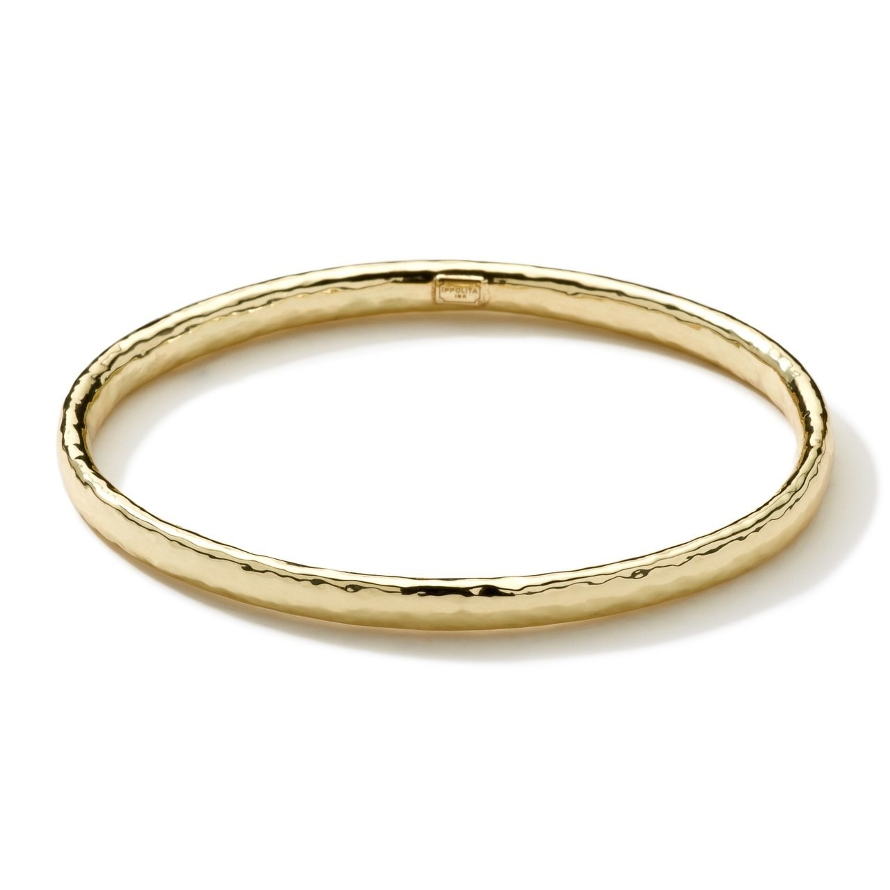 Ippolita Classico Hammered Flat Bangle Bracelet