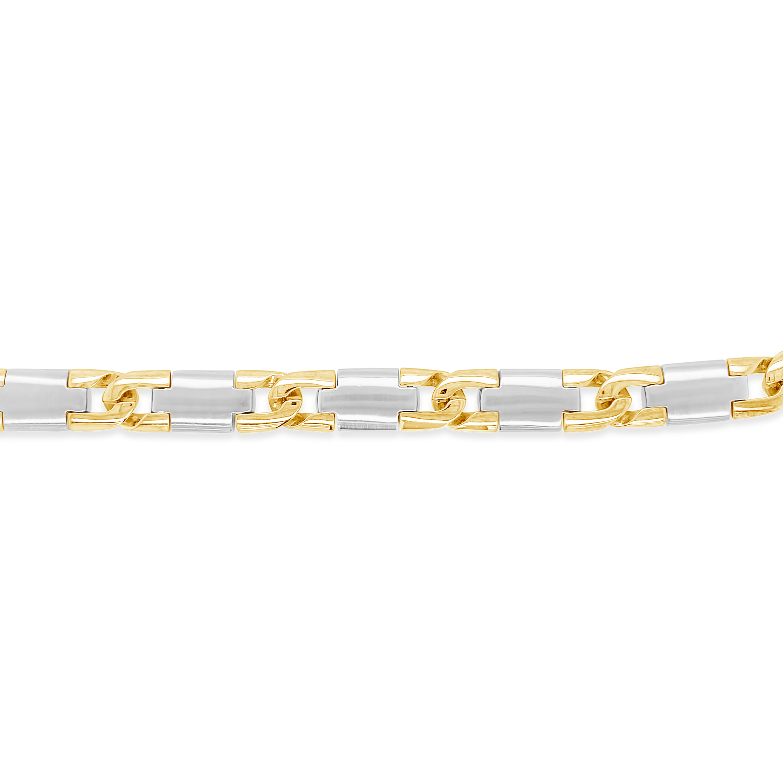Estate By Martin Binder Two-tone Geometric Bracelet