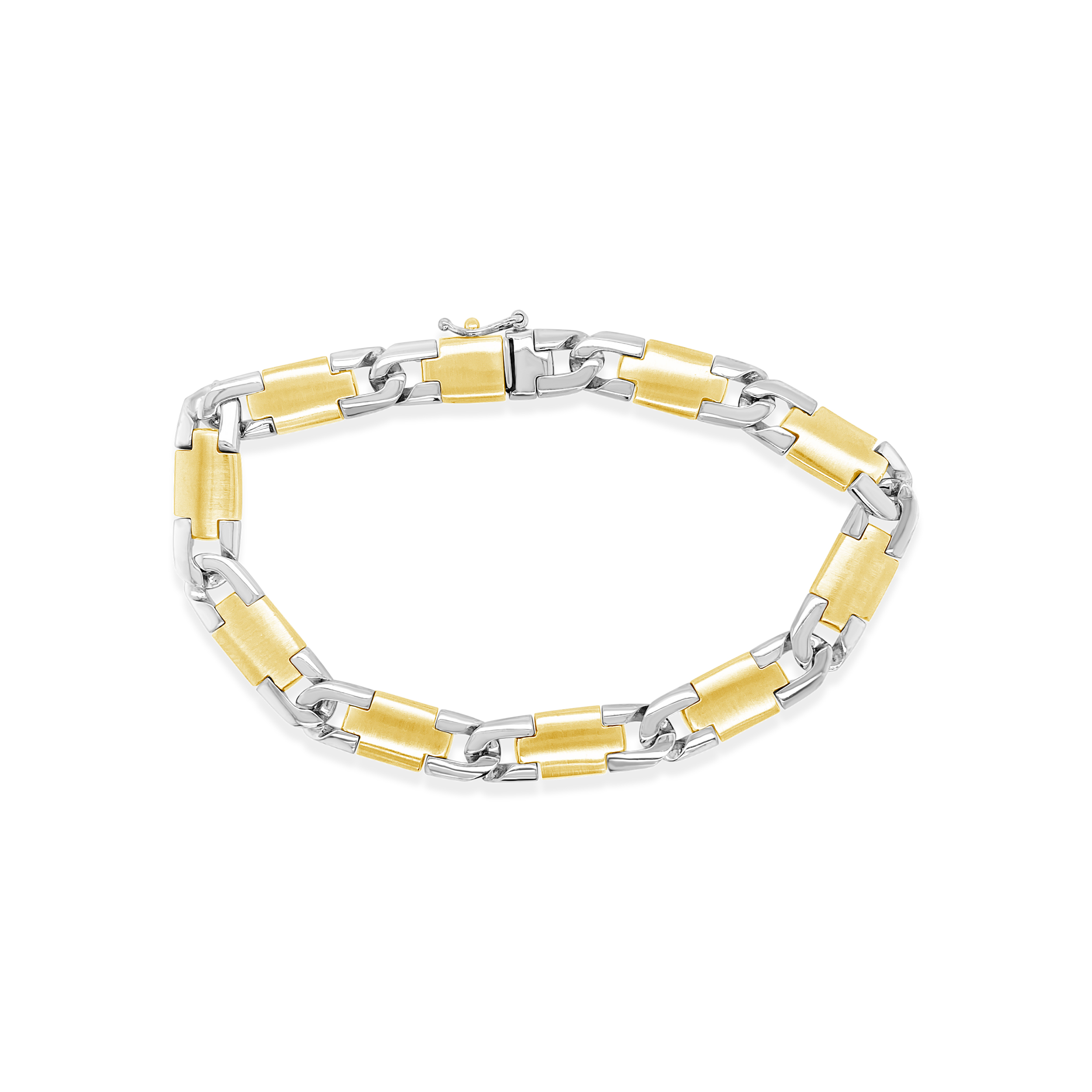 Estate By Martin Binder Two-tone Geometric Bracelet