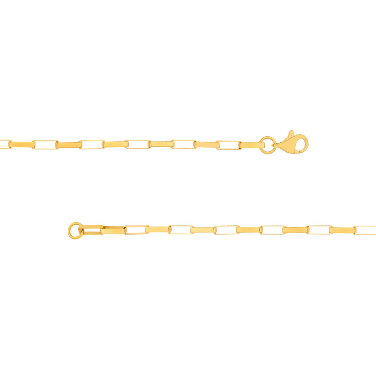Aura By Martin Binder Fancy Long Link Box Chain Bracelet