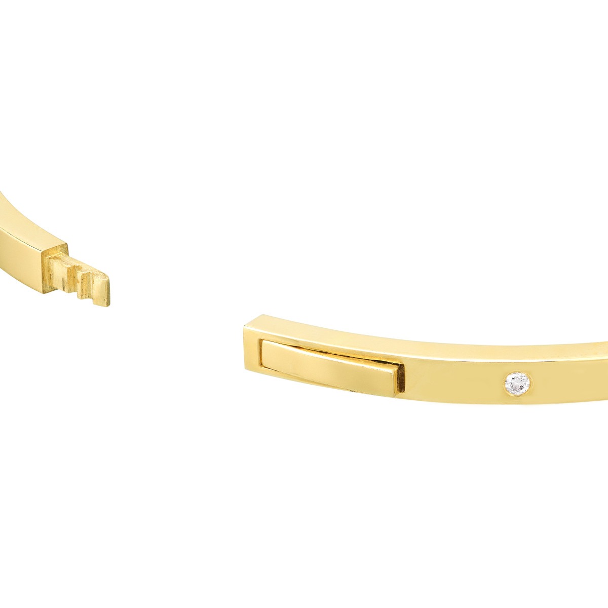 Aura By Martin Binder Diamond Square Bangle Bracelet