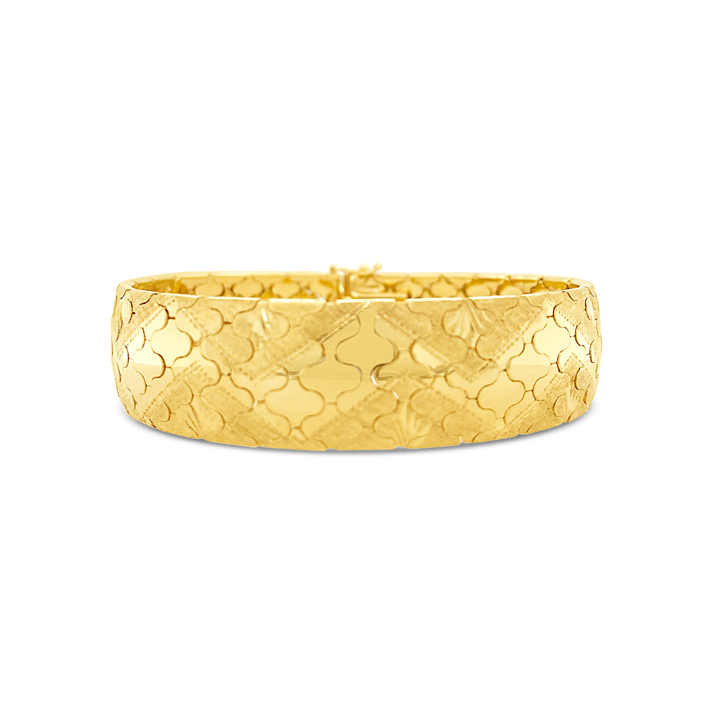 Estate By Martin Binder Gold 15.5mm Wide Bracelet