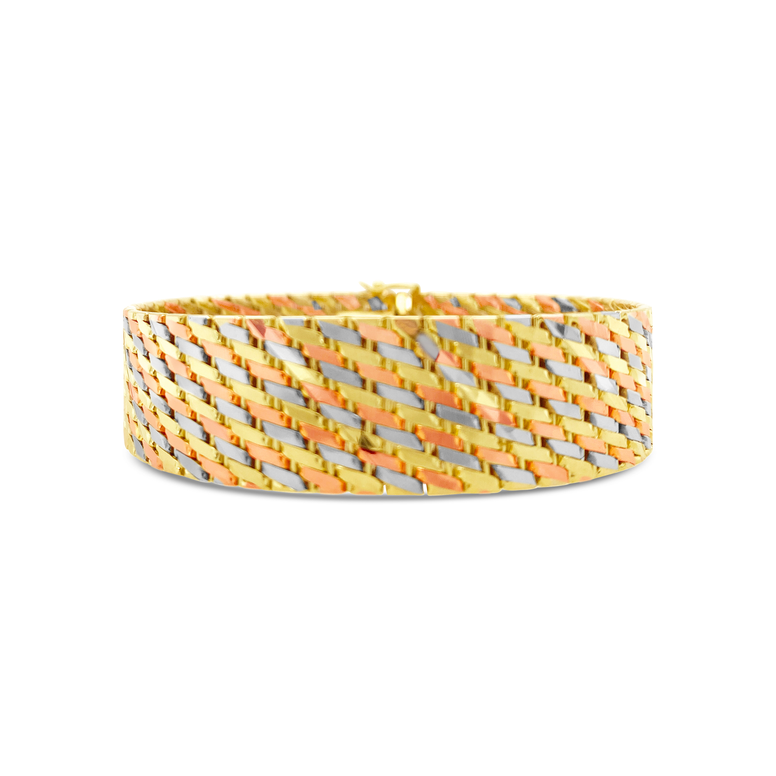 Estate By Martin Binder Gold 15mm Wide Bracelet