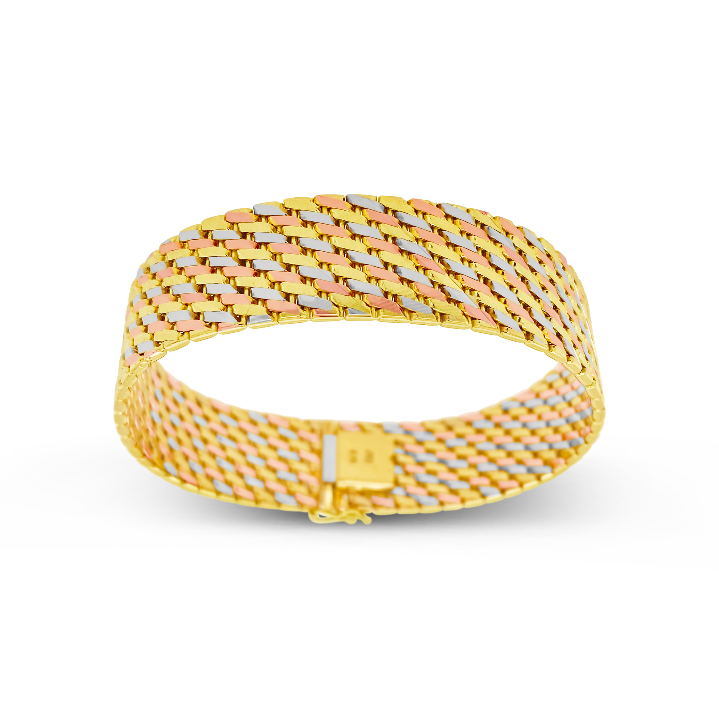 Estate By Martin Binder Gold 15mm Wide Bracelet