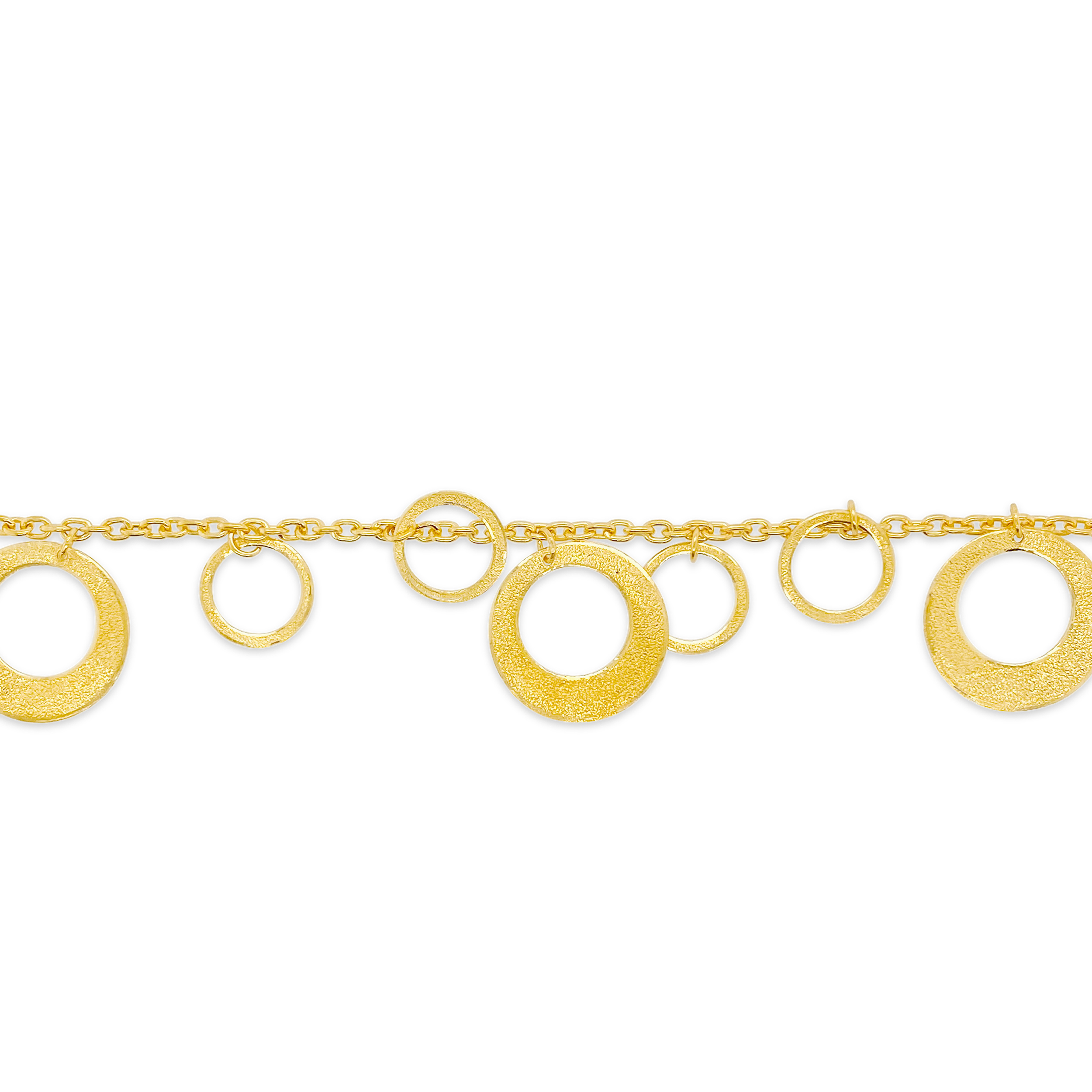 Estate By Martin Binder 999 Gold Circle Bracelet