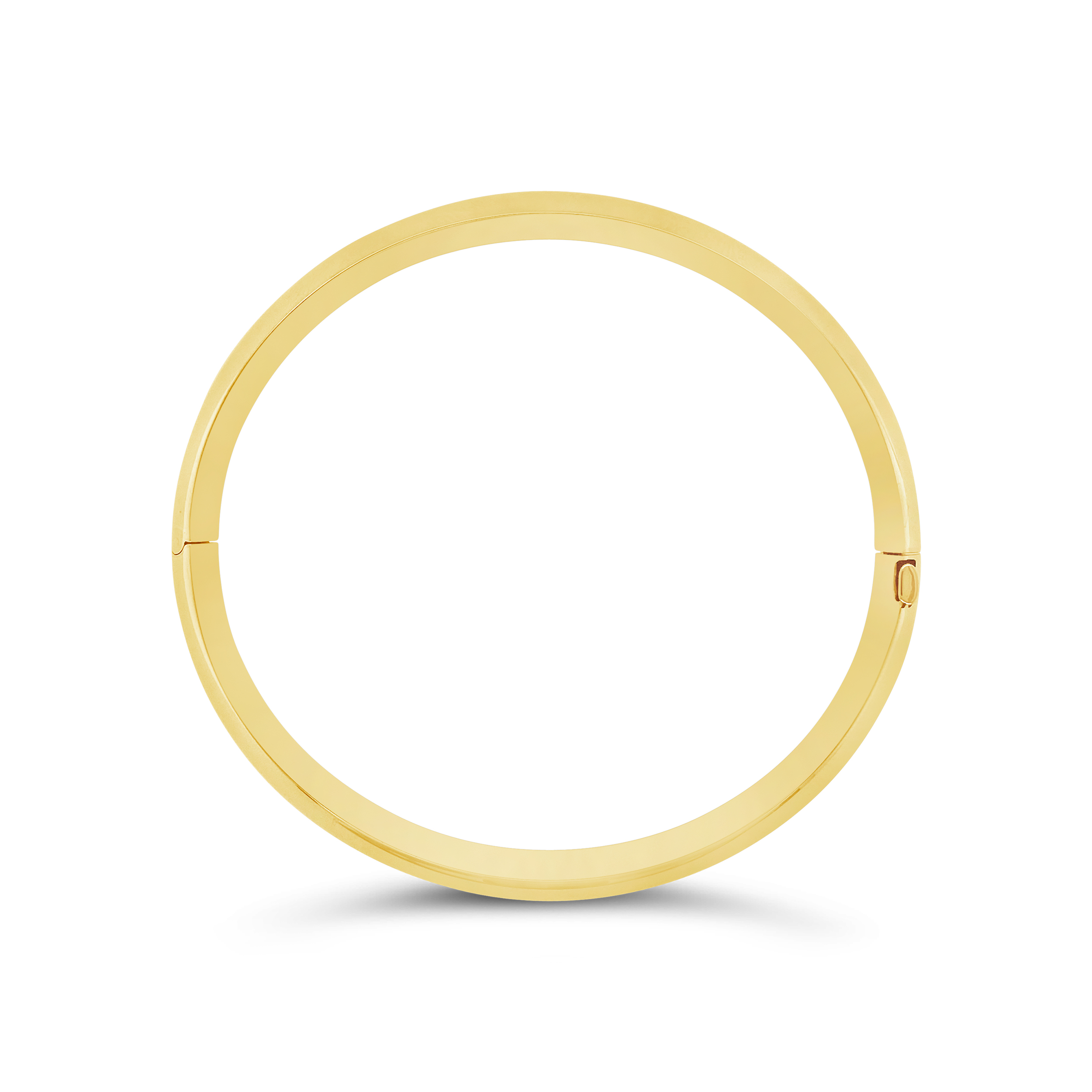 Estate by Martin Binder Gold 10.4mm Bangle Bracelet