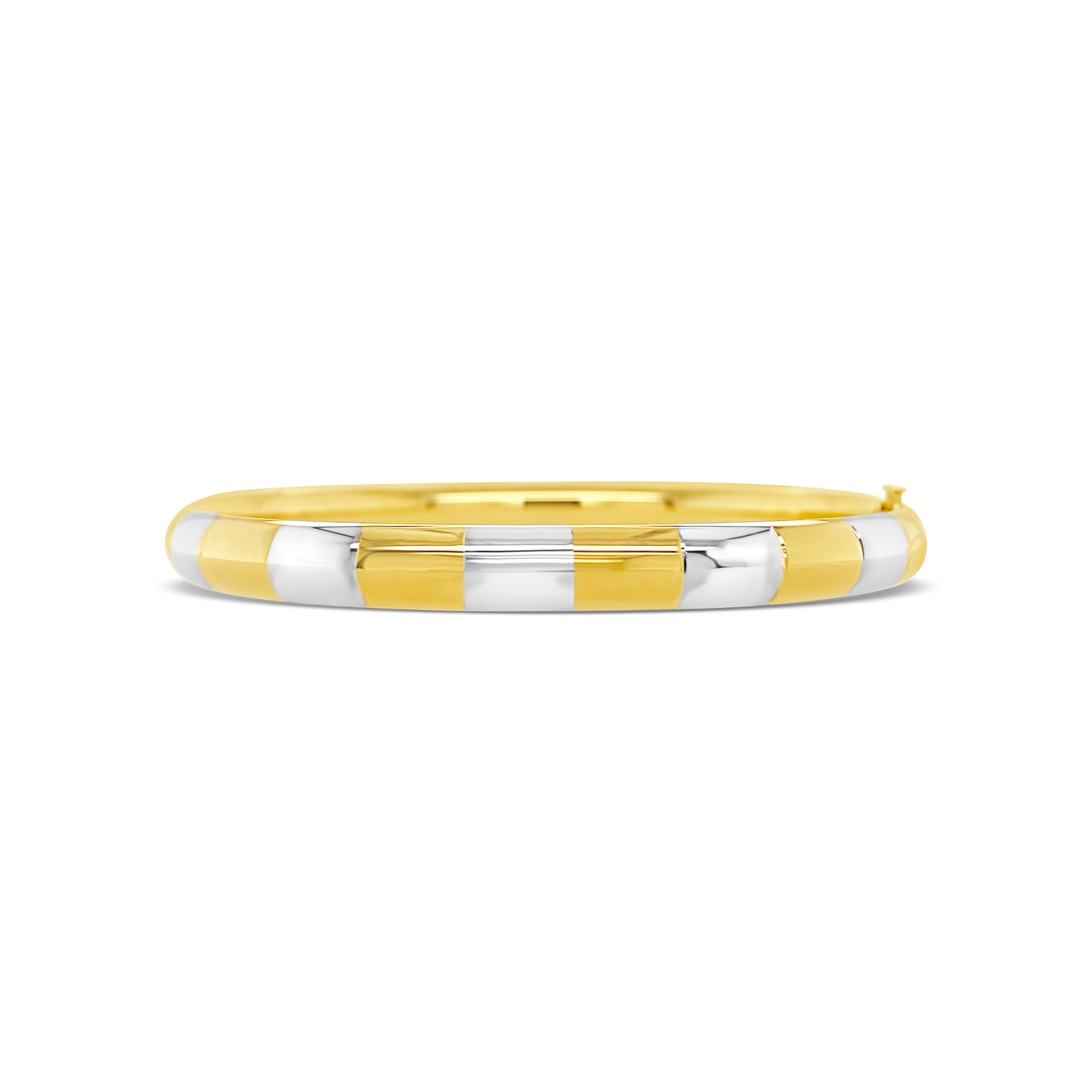 Estate By Martin Binder Two-tone Gold Bangle Bracelet