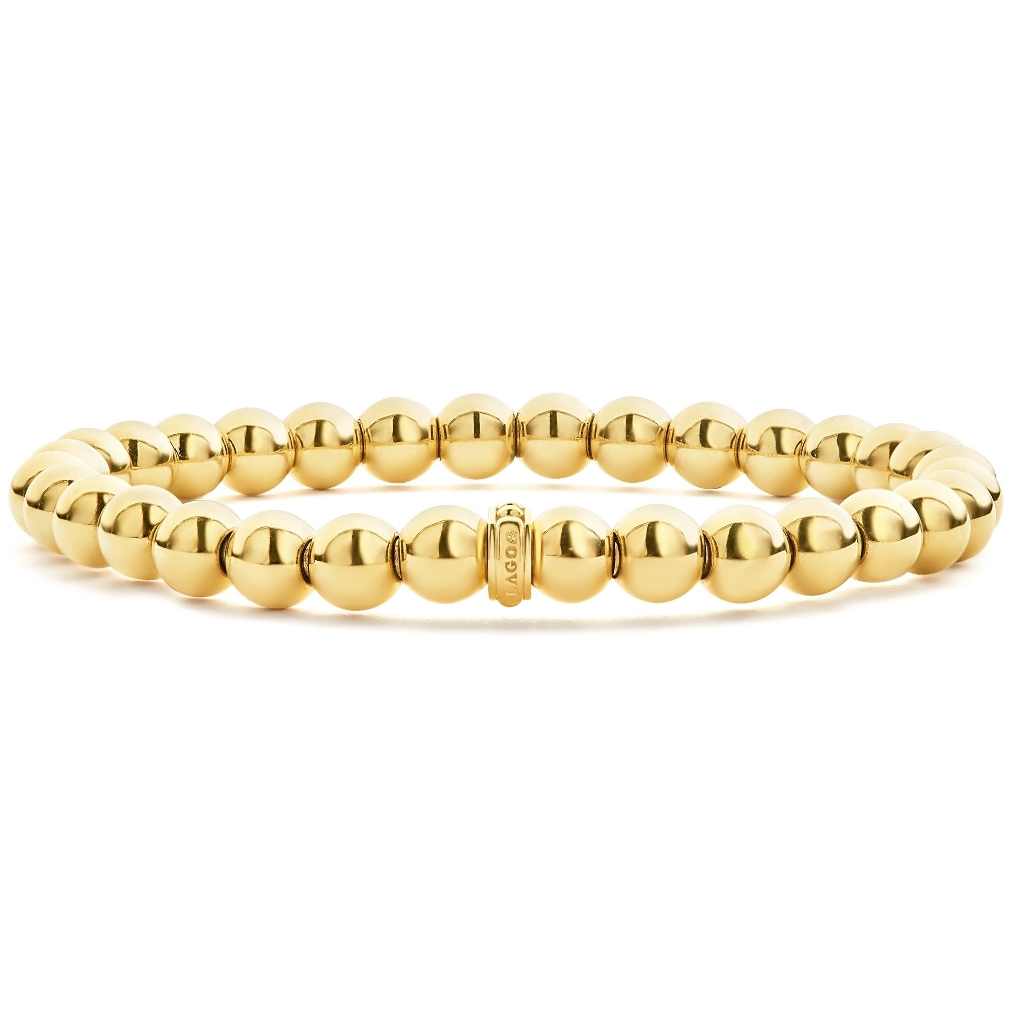 LAGOS Caviar Gold 6mm Stretch Bracelet