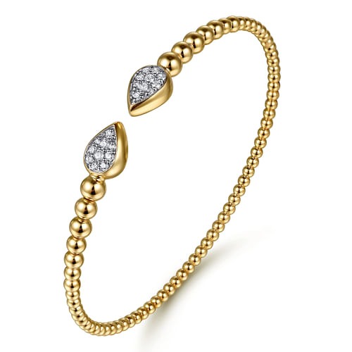 Gabriel & Co. Bujukan Pave Diamond Split Bangle Bracelet