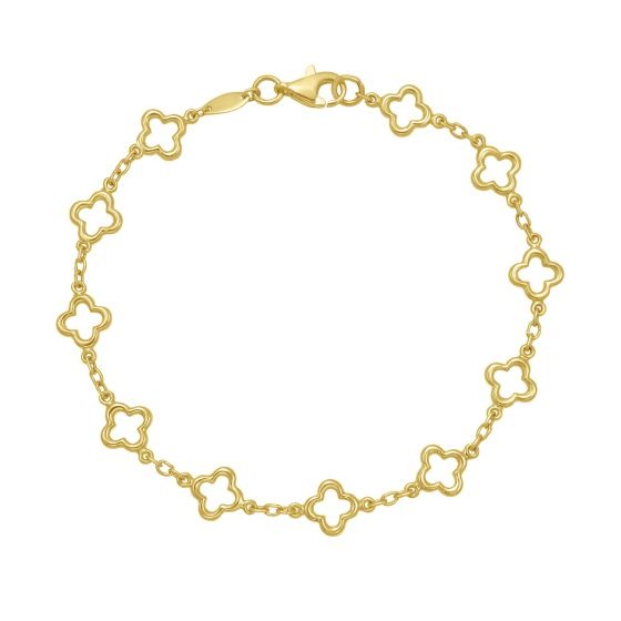Aura by Martin Binder Clover Link Chain Bracelet