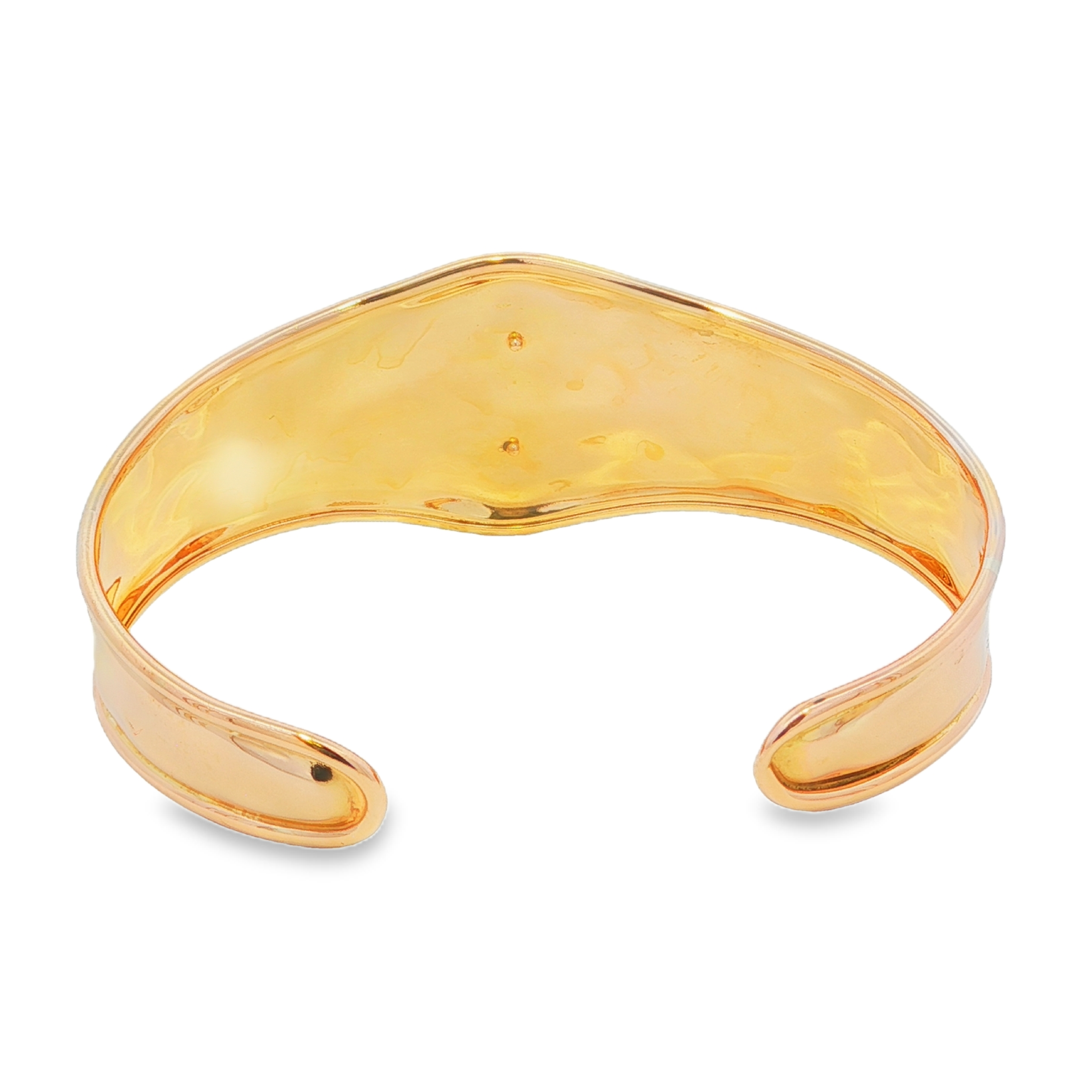 Estate by Martin Binder Gold Cameo Cuff Bracelet