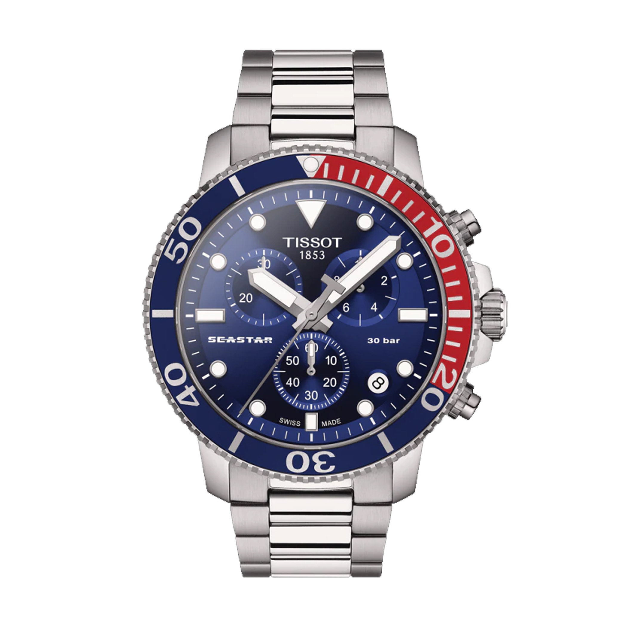 Tissot Seastar Chronograph 45.5mm Wristwatch