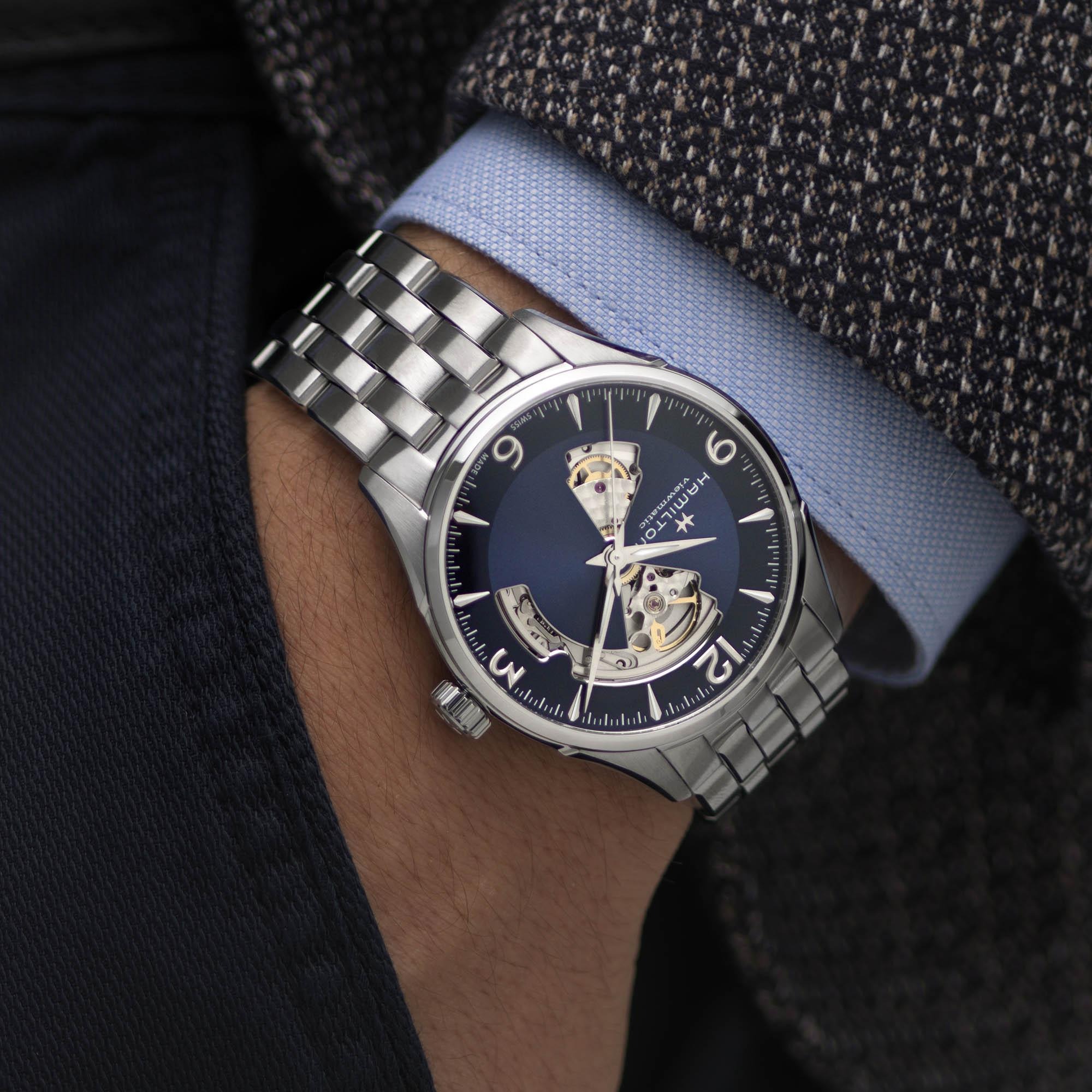 Hamilton Jazzmaster Viewmatic Open Heart Wristwatch