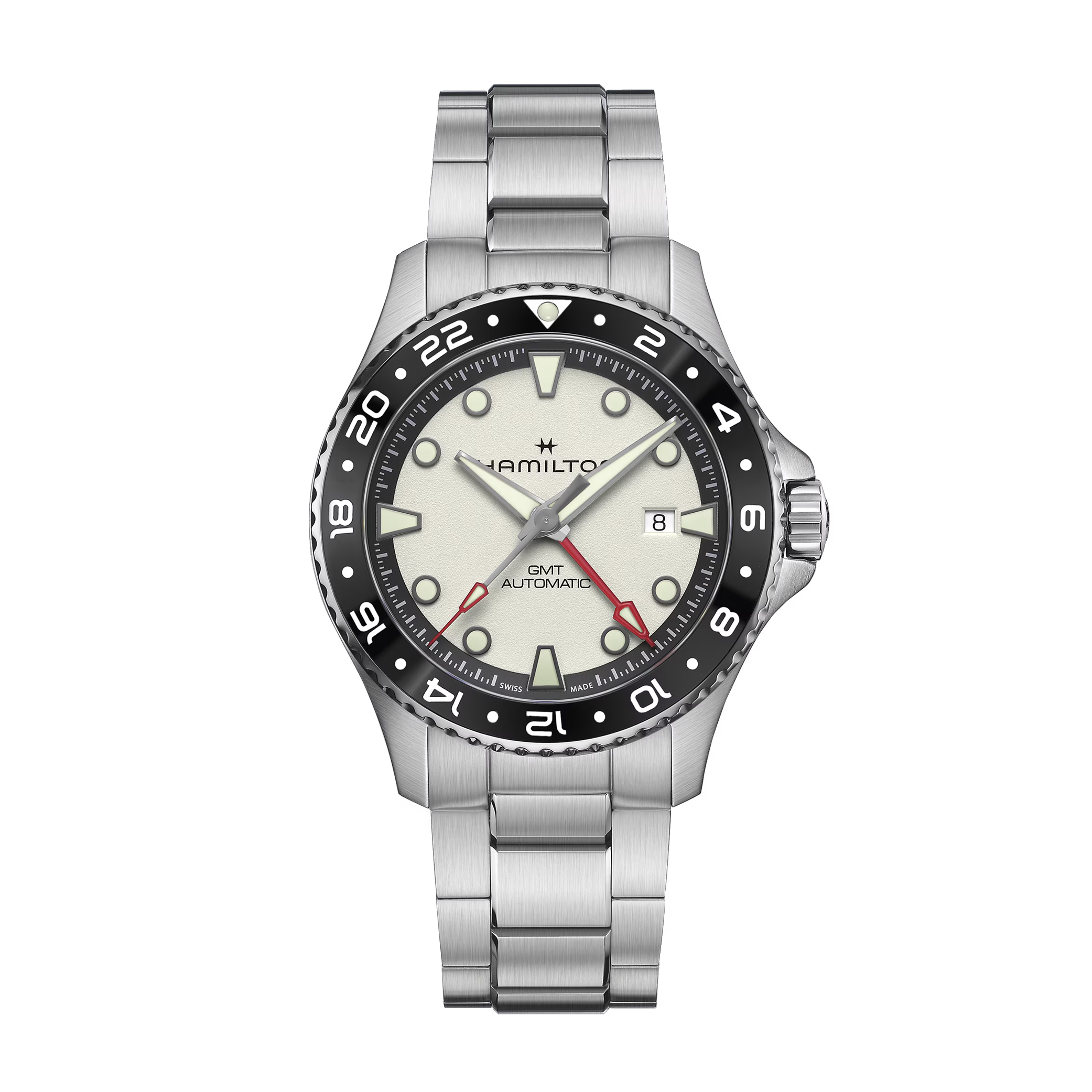 Hamilton Khaki Navy Scuba Automatic Gmt Wristwatch