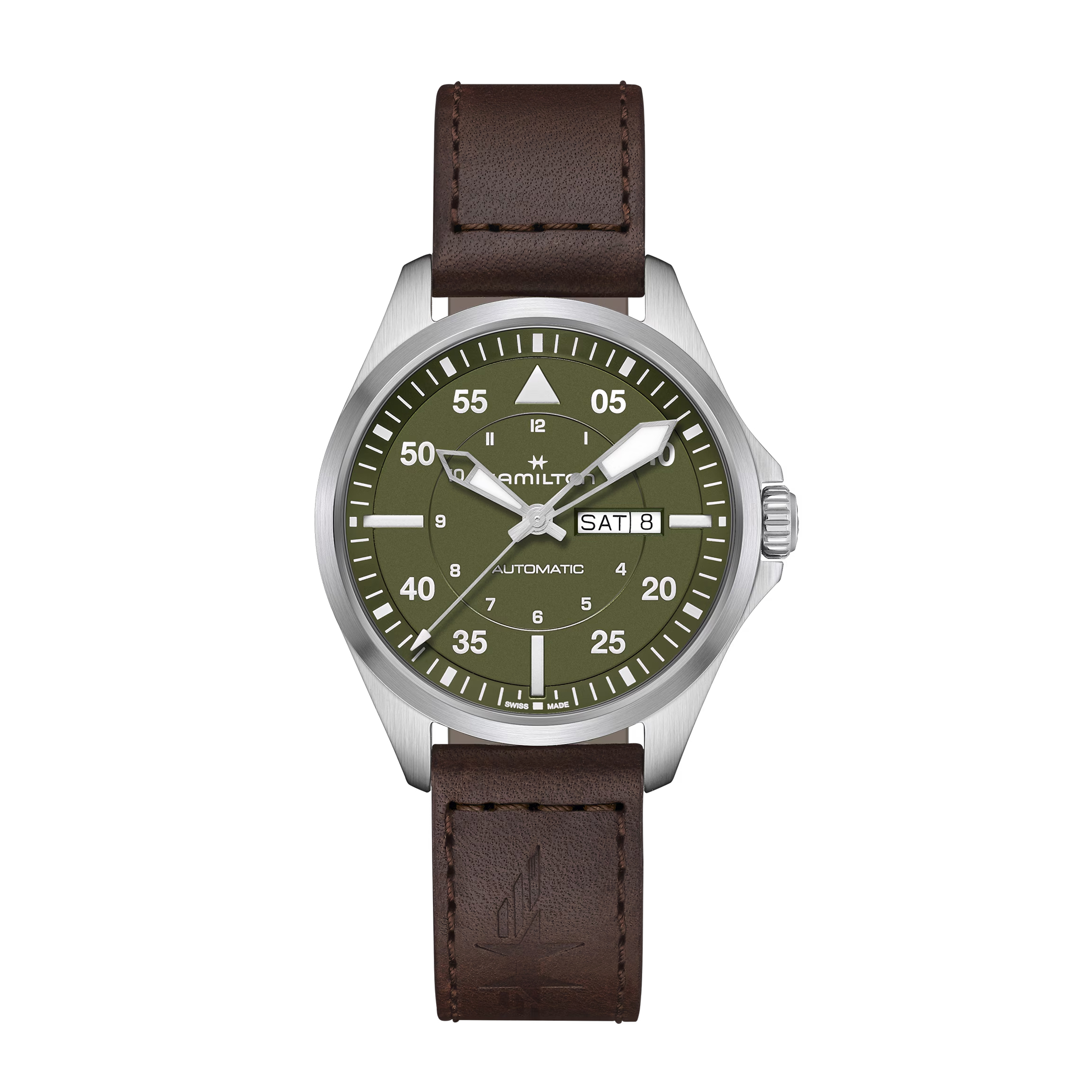 Hamilton Khaki Aviation Pilot Day Date Auto Wristwatch