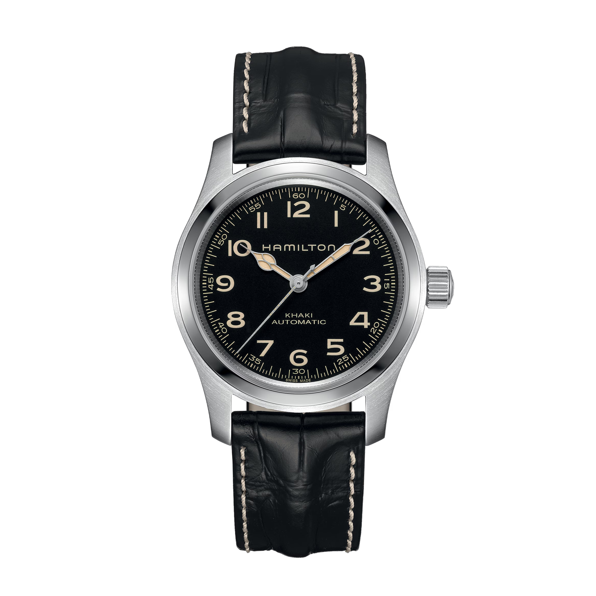 Hamilton Khaki Field Murph Auto 42mm Bracelet Bundle Wristwatch