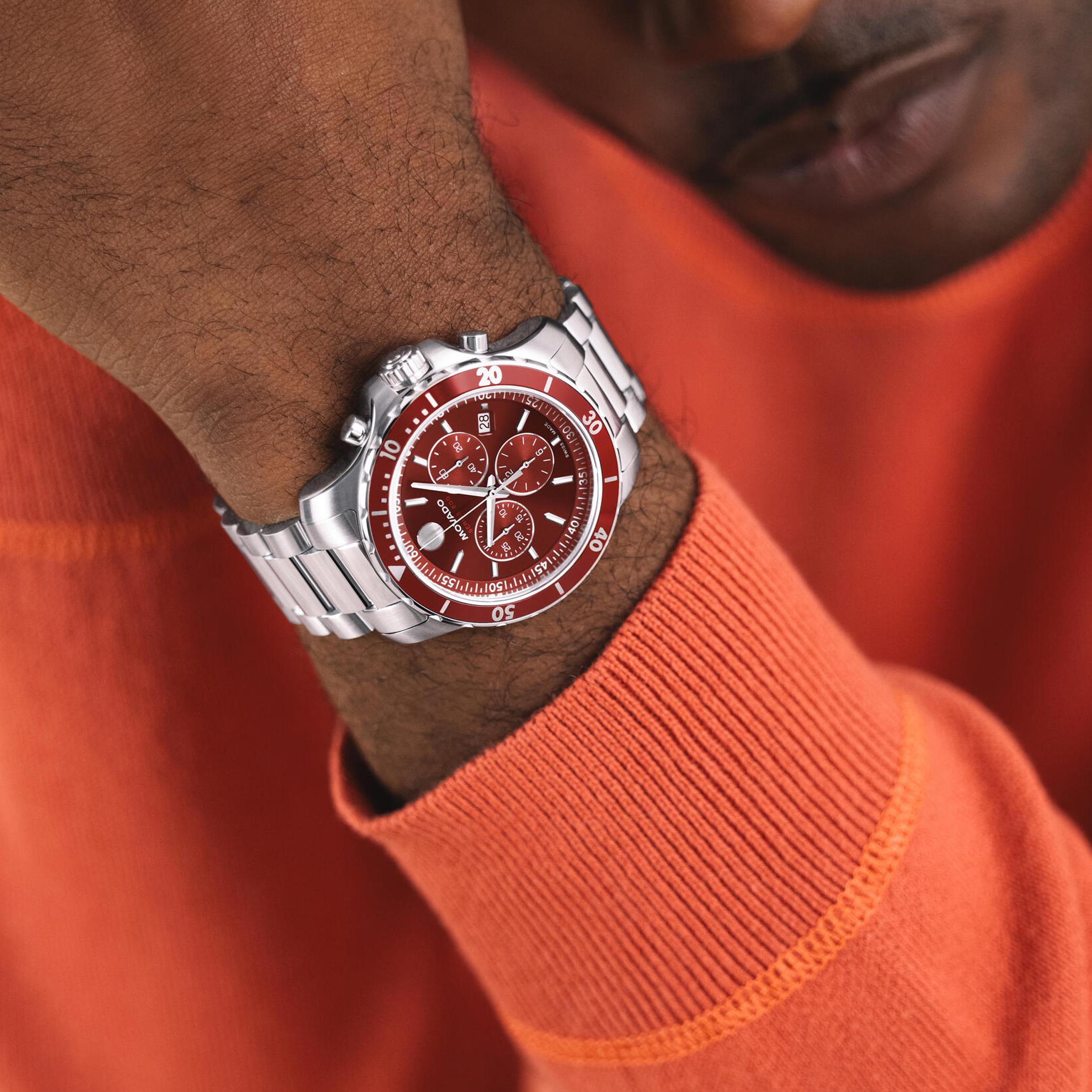 Movado Series 800 Chronograph 42mm Wristwatch