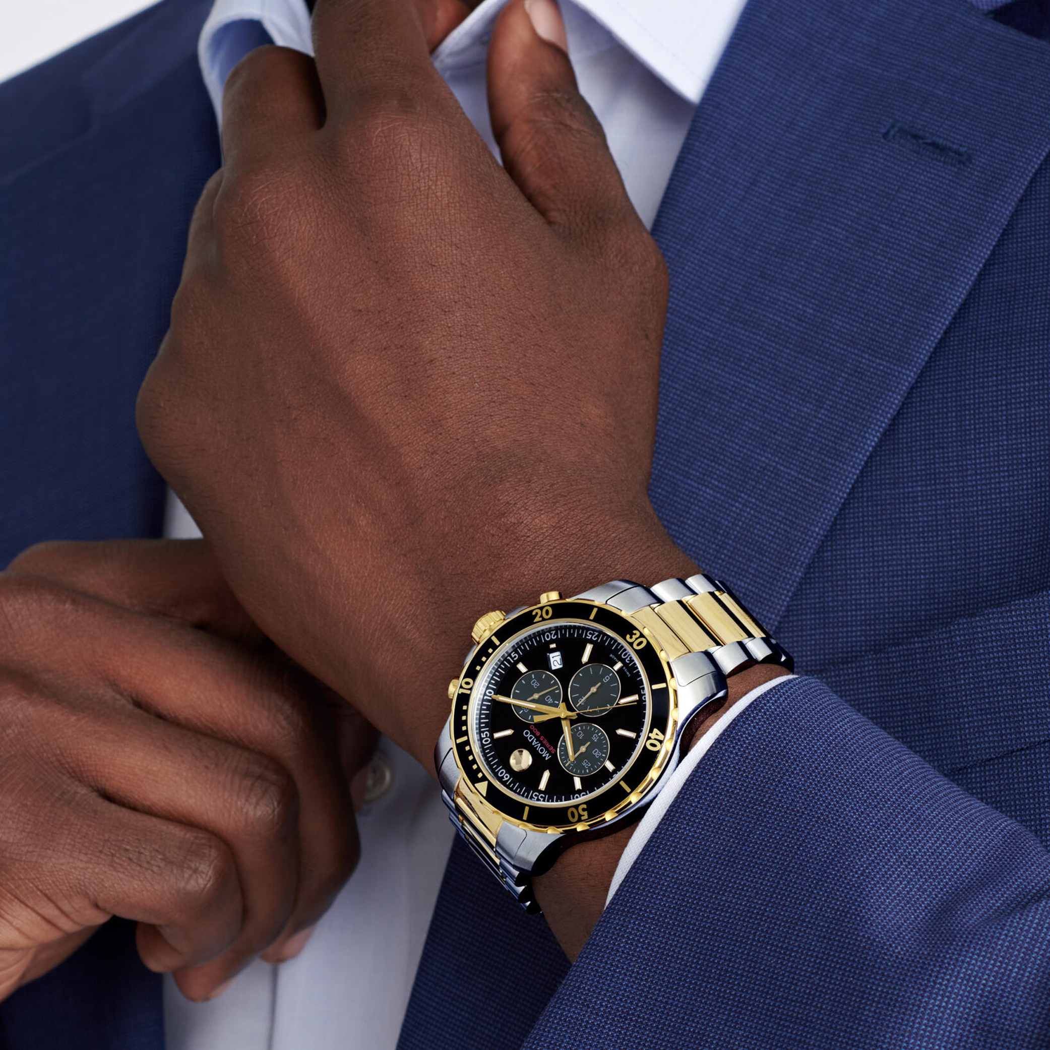 Movado Series 800 Chronograph Wristwatch