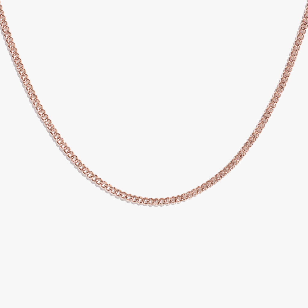 Rox By Martin Binder Silver Rose Curb Chain
