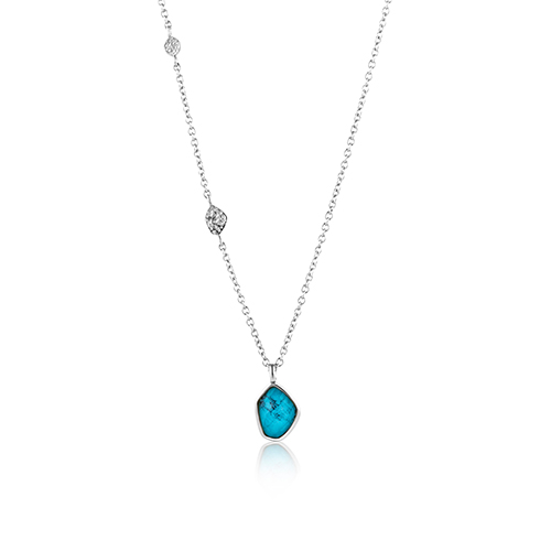 Ania Haie Mineral Glow Turquoise Pendant Necklace