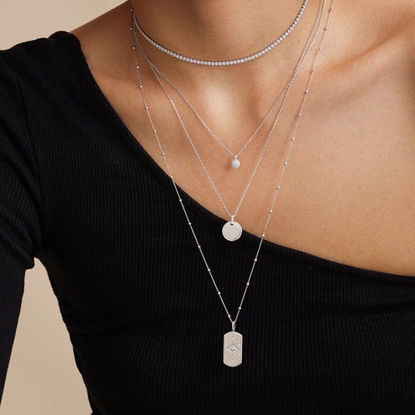 Ania Haie Disc Pendant Necklace