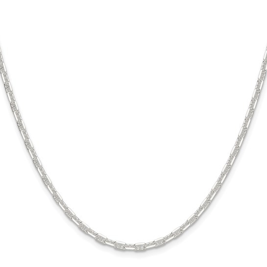 Rox By Martin Binder 3mm Sterling Mariner Link Chain Necklace