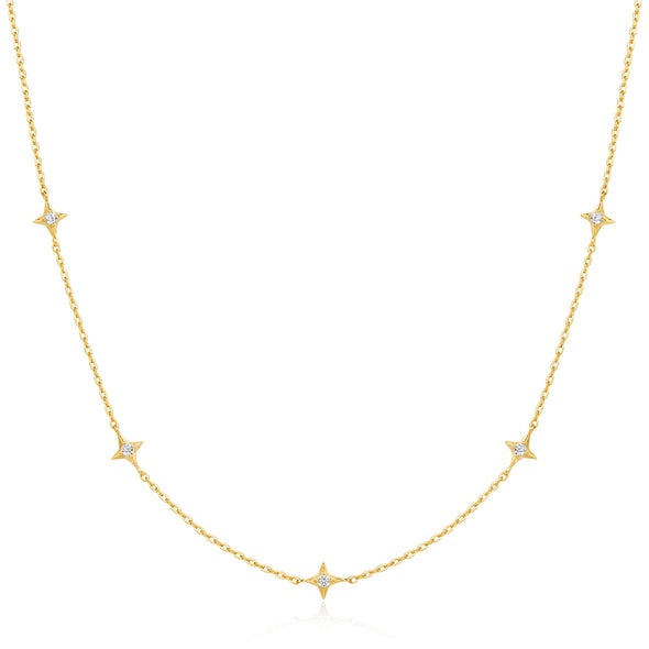 Ania Haie Stars Station Necklace