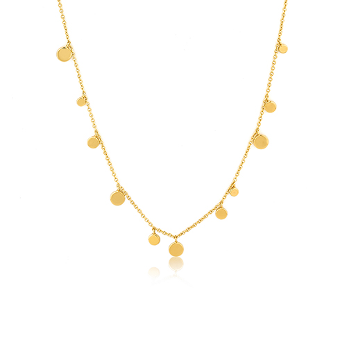 Ania Haie Geometry Class Mixed Discs Necklace
