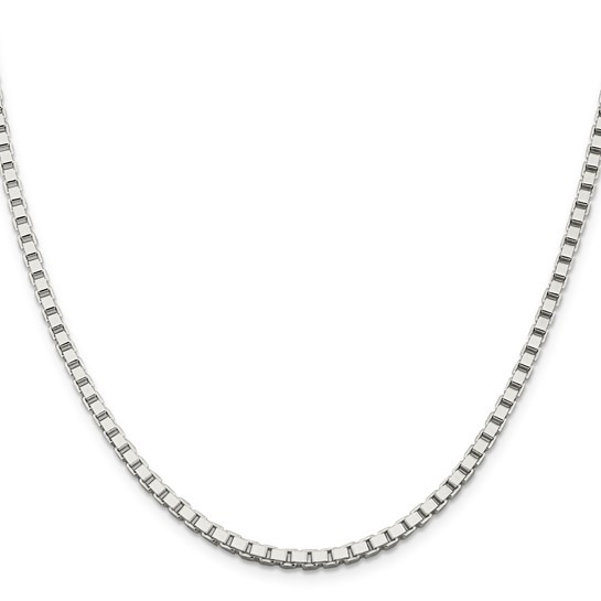 Rox By Martin Binder 2.9mm 33 Inch Elongated Box Chain Necklace