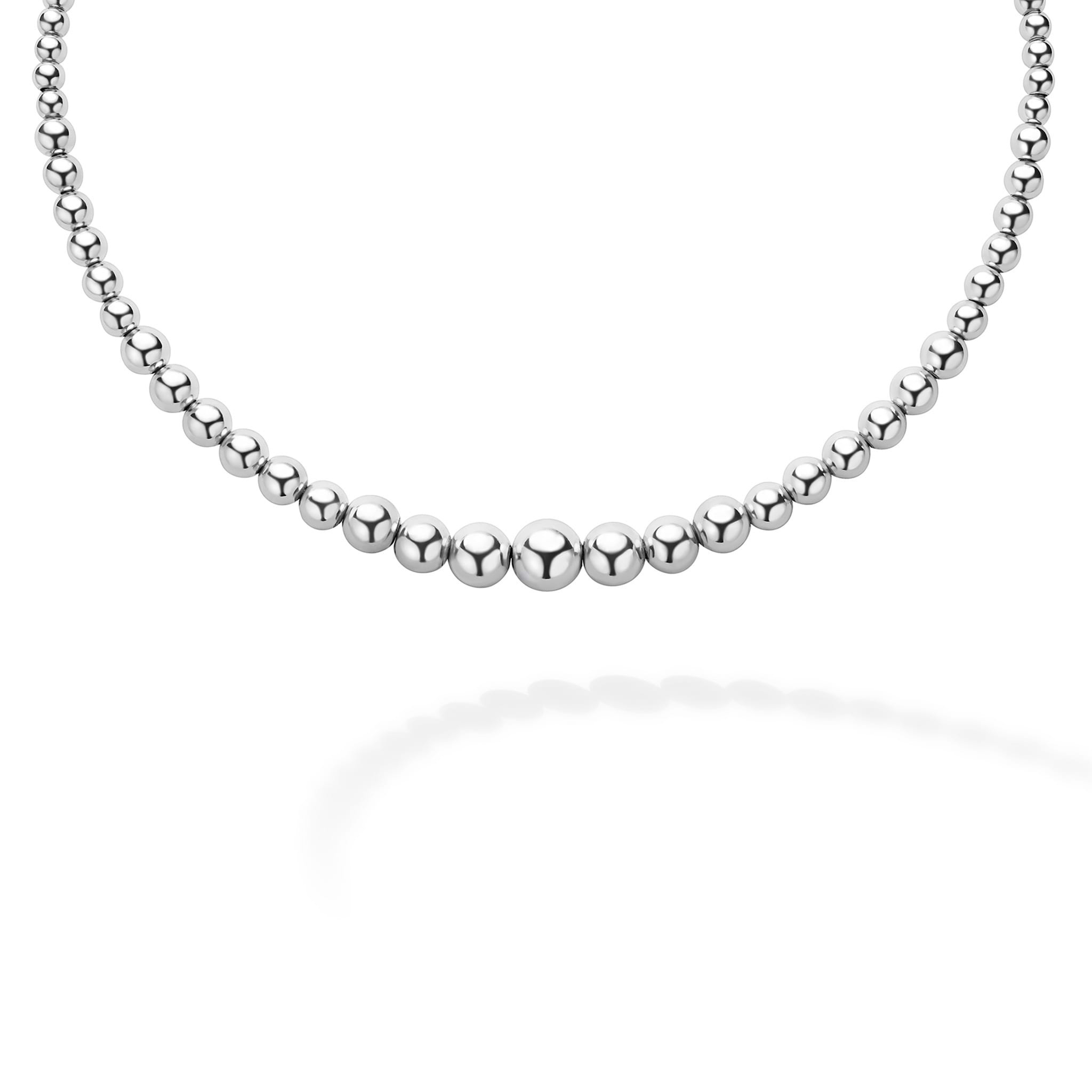 LAGOS Caviar Bubbly Petite Graduated Bead Necklace