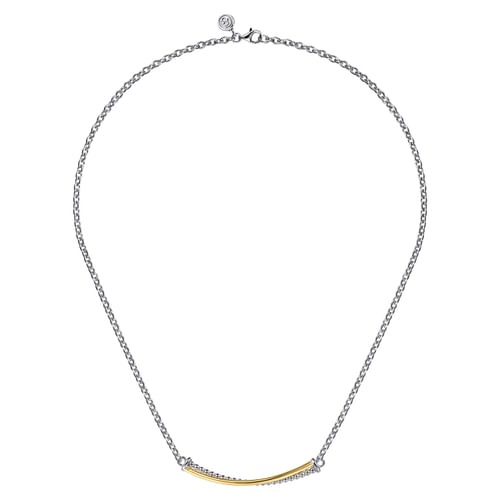 Gabriel & Co. Bujukan Criss Cross Bar Necklace