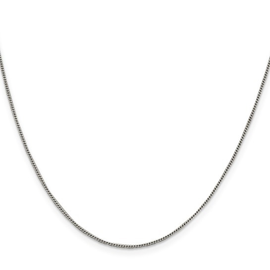 Rox by Martin Binder Silver 18 Inch Curb Link Chain