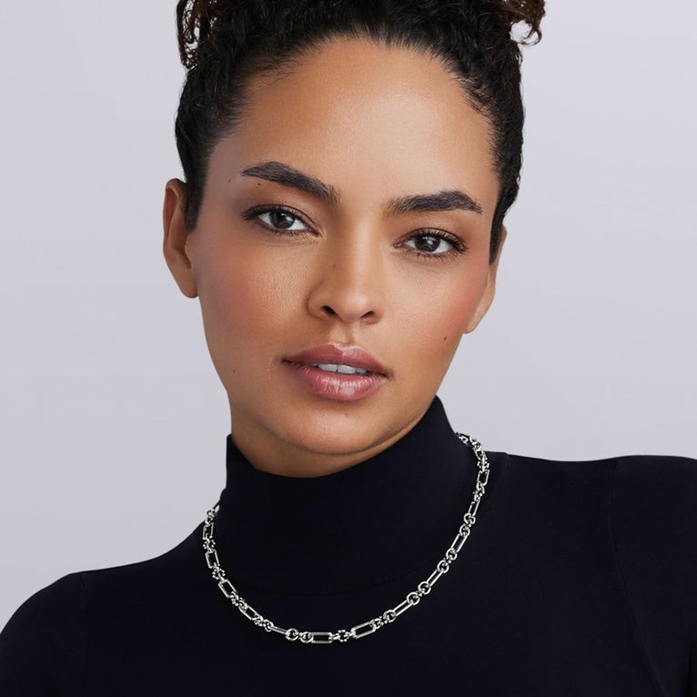 LAGOS Signature Caviar Petite Link Necklace