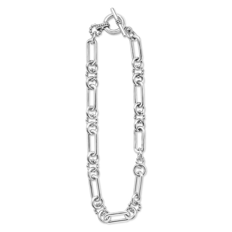 LAGOS Signature Caviar Large Link Necklace