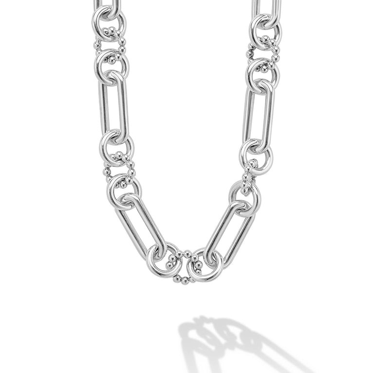 LAGOS Signature Caviar Large Link Necklace