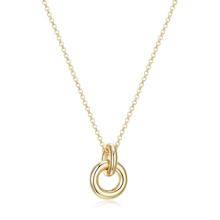 Elle Simpatico Circle Drop Pendant Necklace