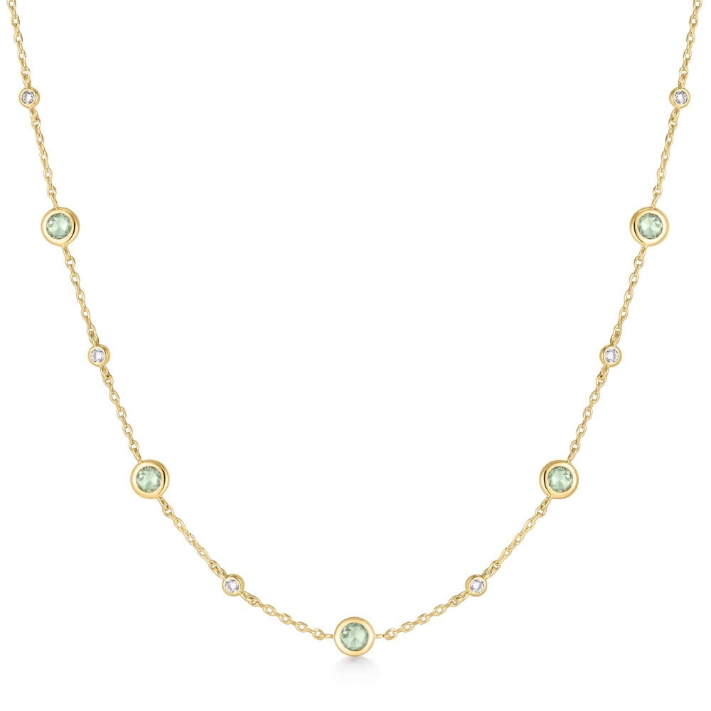 Ania Haie Mint Green Station Necklace