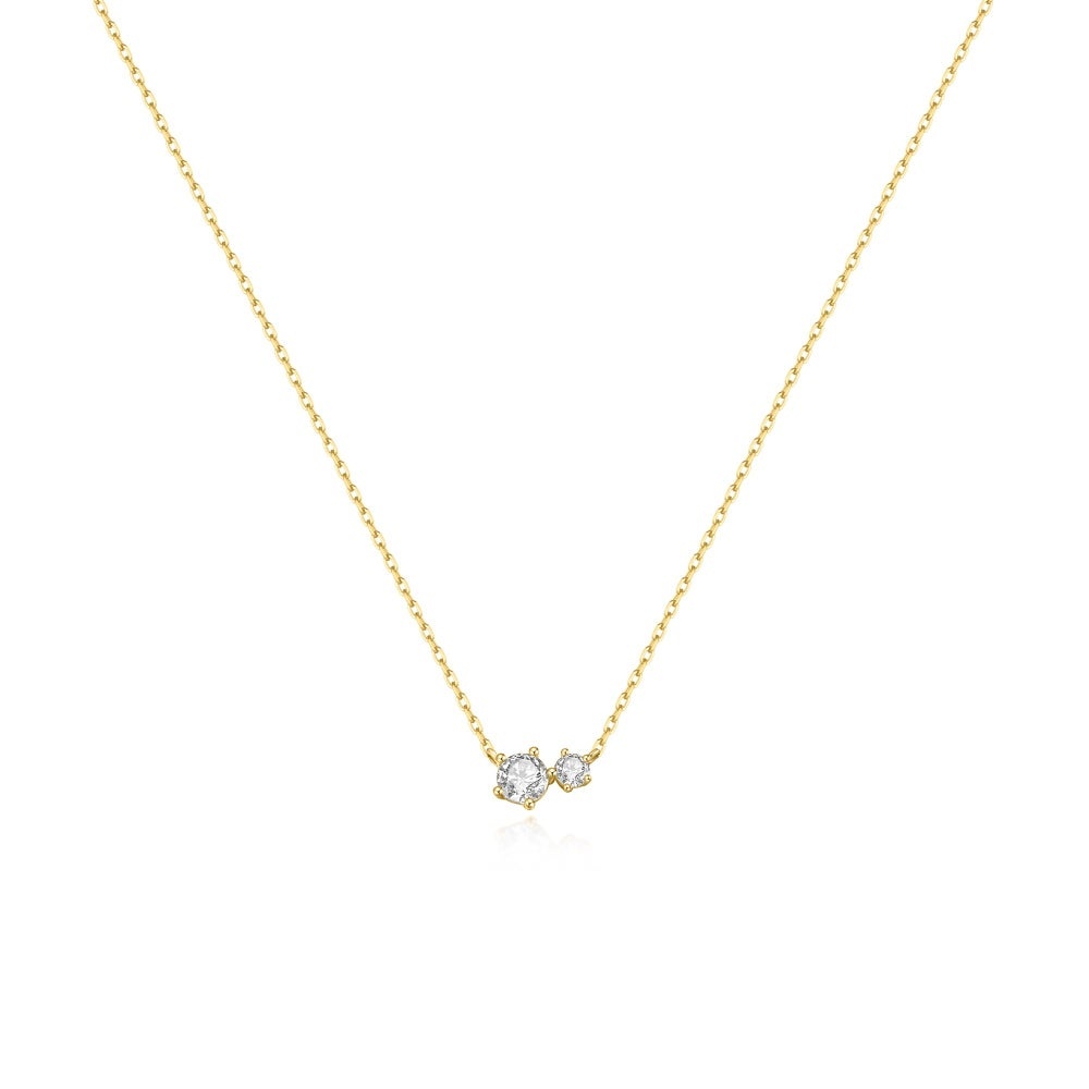 Ania Haie Prong Set Duo Necklace