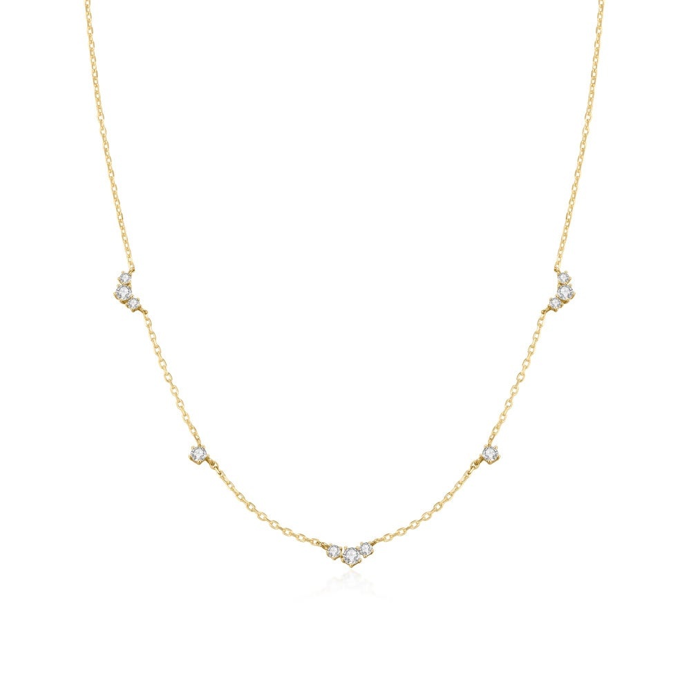 Ania Haie Cluster & Single Station Necklace