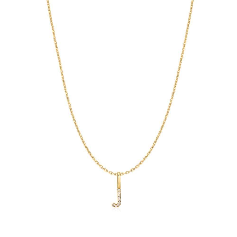 Ania Haie Letter J Initial Necklace