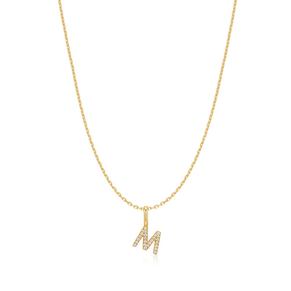 Ania Haie Letter M Initial Necklace