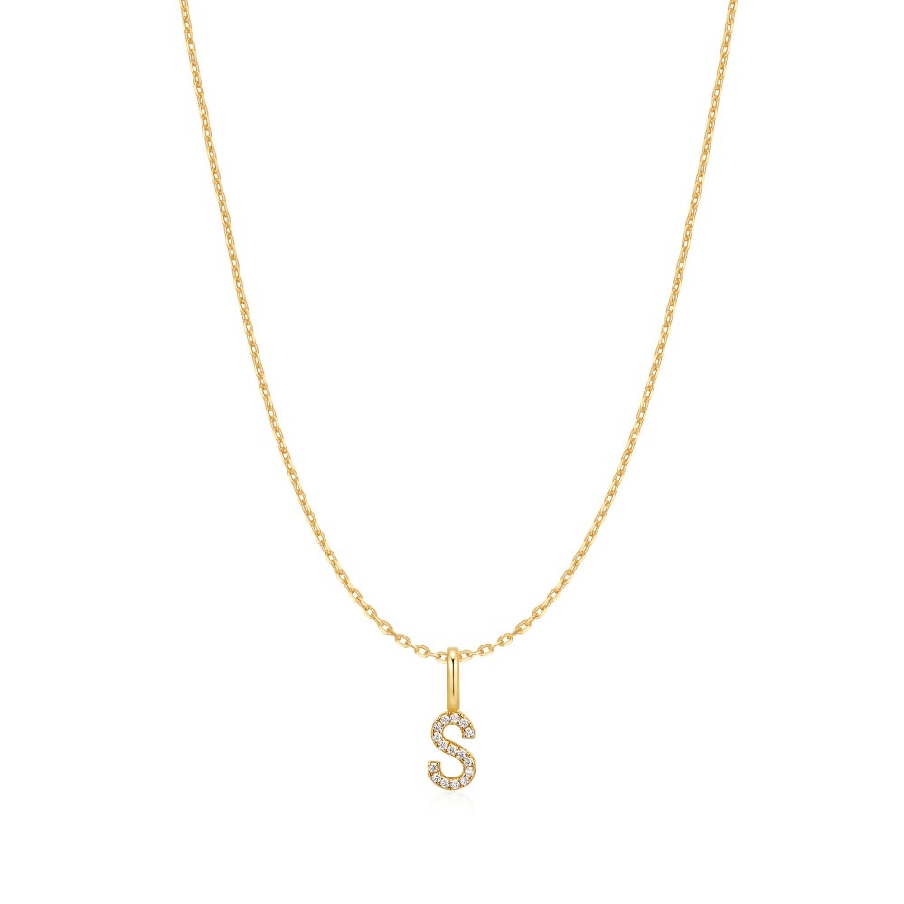 Ania Haie Letter S Initial Necklace